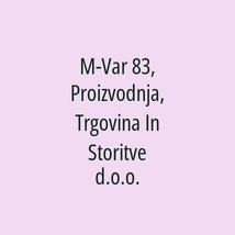 M-Var 83, Proizvodnja, Trgovina In Storitve d.o.o. - Logotip