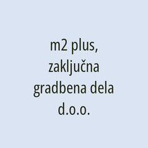 m2 plus, zaključna gradbena dela d.o.o. - Logotip