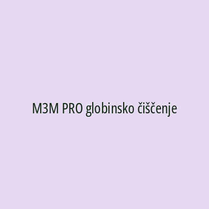 M3M PRO globinsko čiščenje - Logotip