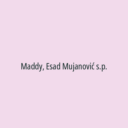 Maddy, Esad Mujanović s.p. - Logotip
