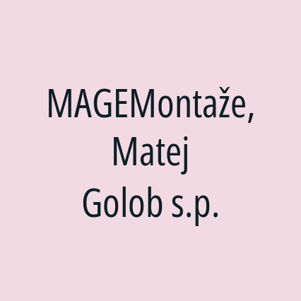 MAGEMontaže, Matej Golob s.p. - Logotip