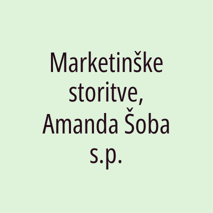 Marketinške storitve, Amanda Šoba s.p. - Logotip