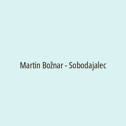 Martin Božnar - Sobodajalec - Logotip