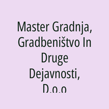 Master Gradnja, Gradbeništvo In Druge Dejavnosti, D.o.o - Logotip