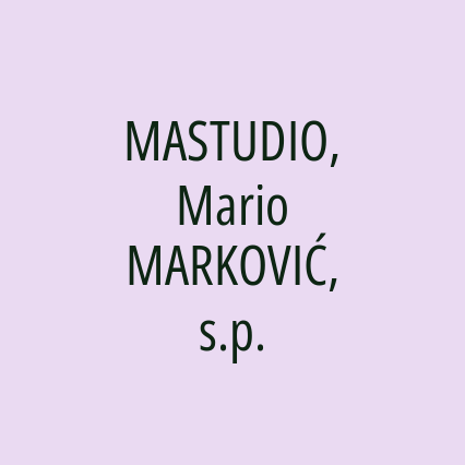 MASTUDIO, Mario MARKOVIĆ, s.p. - Logotip