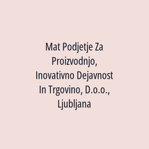 Mat Podjetje Za Proizvodnjo, Inovativno Dejavnost In Trgovino, D.o.o., Ljubljana - Logotip