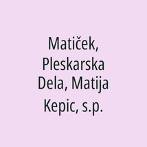 Matiček, Pleskarska Dela, Matija Kepic, s.p. - Logotip