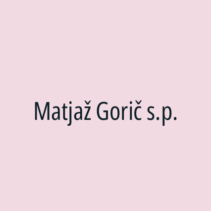 Matjaž Gorič s.p. - Logotip