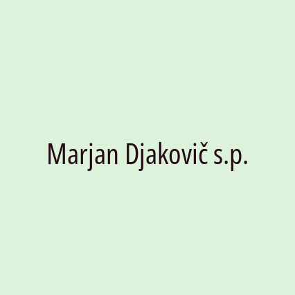 Marjan Djakovič s.p.