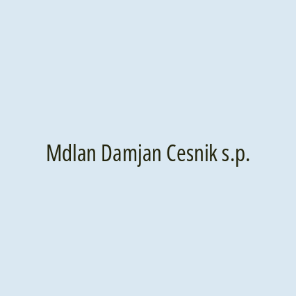 Mdlan Damjan Cesnik s.p. - Logotip