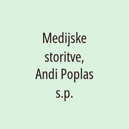 Medijske storitve, Andi Poplas s.p. - Logotip