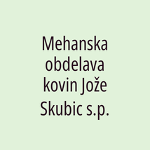 Mehanska obdelava kovin Jože Skubic s.p. - Logotip