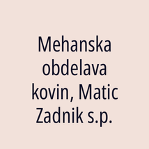 Mehanska obdelava kovin, Matic Zadnik s.p. - Logotip