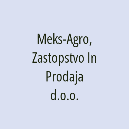 Meks-Agro, Zastopstvo In Prodaja d.o.o. - Logotip