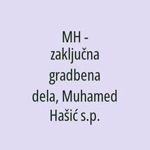 MH - zaključna gradbena dela, Muhamed Hašić s.p. - Logotip