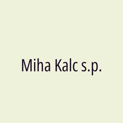 Miha Kalc s.p. - Logotip