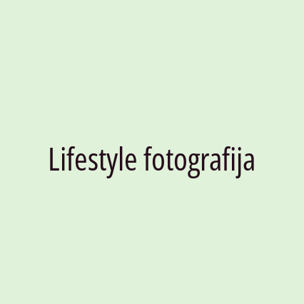 Lifestyle fotografija