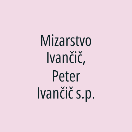 Mizarstvo Ivančič, Peter Ivančič s.p. - Logotip