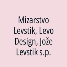 Mizarstvo Levstik, Levo Design, Jože Levstik s.p. - Logotip