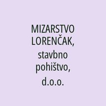 MIZARSTVO LORENČAK, stavbno pohištvo, d.o.o. - Logotip