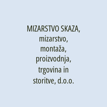 MIZARSTVO SKAZA, mizarstvo, montaža, proizvodnja, trgovina in storitve, d.o.o. - Logotip