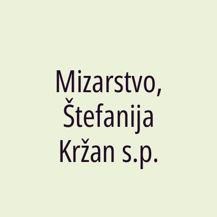 Mizarstvo, Štefanija Kržan s.p. - Logotip