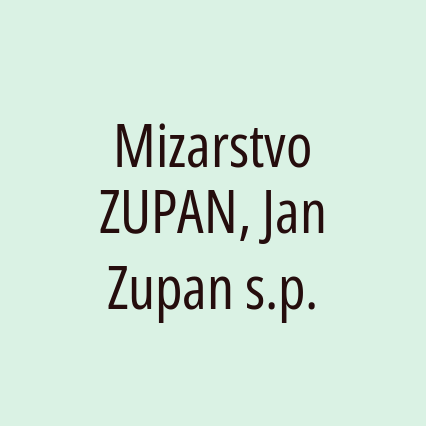 Mizarstvo ZUPAN, Jan Zupan s.p. - Logotip