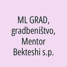 ML GRAD, gradbeništvo, Mentor Bekteshi s.p. - Logotip
