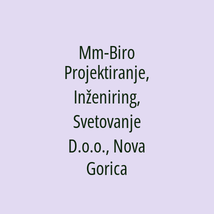 Mm-Biro Projektiranje, Inženiring, Svetovanje D.o.o., Nova Gorica - Logotip