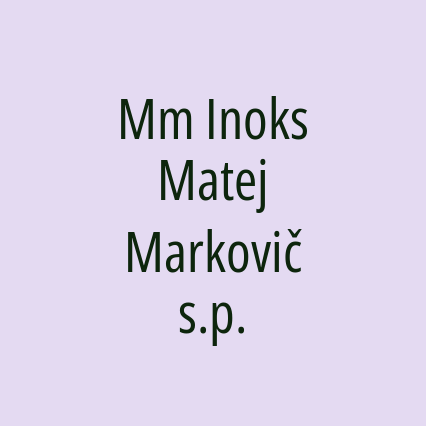 Mm Inoks Matej Markovič s.p. - Logotip