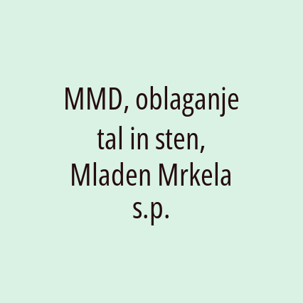 MMD, oblaganje tal in sten, Mladen Mrkela s.p. - Logotip