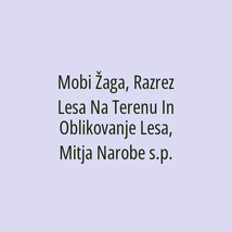 Mobi Žaga, Razrez Lesa Na Terenu In Oblikovanje Lesa, Mitja Narobe s.p. - Logotip