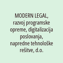 MODERN LEGAL, razvoj programske opreme, digitalizacija poslovanja, napredne tehnološke rešitve, d.o.o. - Logotip