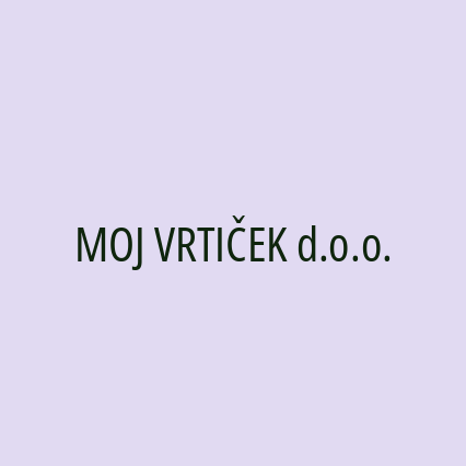 MOJ VRTIČEK d.o.o. - Logotip