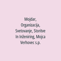 Mojdar, Organizacija, Svetovanje, Storitve In Inženiring, Mojca Verhovec s.p. - Logotip