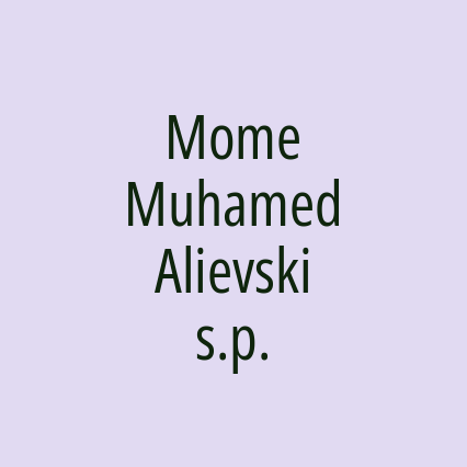Mome Muhamed Alievski s.p. - Logotip