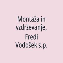 Montaža in vzdrževanje, Fredi Vodošek s.p. - Logotip