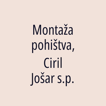 Montaža pohištva, Ciril Jošar s.p. - Logotip