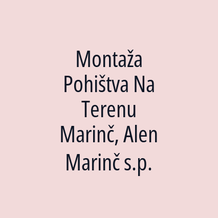 Montaža Pohištva Na Terenu Marinč, Alen Marinč s.p. - Logotip