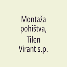 Montaža pohištva, Tilen Virant s.p. - Logotip