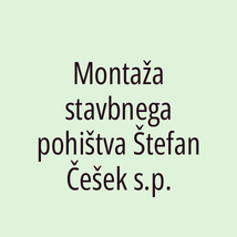 Montaža stavbnega pohištva Štefan Češek s.p. - Logotip