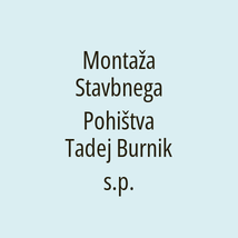 Montaža Stavbnega Pohištva Tadej Burnik s.p. - Logotip