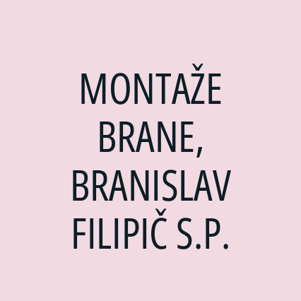 MONTAŽE BRANE, BRANISLAV FILIPIČ S.P. - Logotip