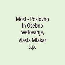 Most - Poslovno In Osebno Svetovanje, Vlasta Mlakar s.p. - Logotip