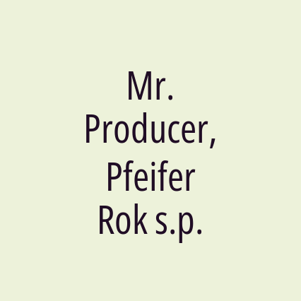 Mr. Producer, Pfeifer Rok s.p. - Logotip