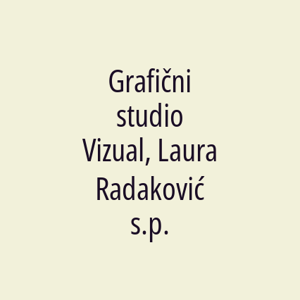 Grafični studio Vizual, Laura Radaković s.p.