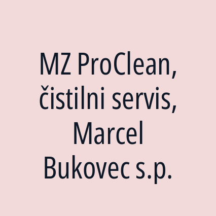 MZ ProClean, čistilni servis, Marcel Bukovec s.p. - Logotip
