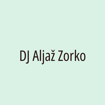 DJ Aljaž Zorko