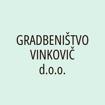 GRADBENIŠTVO VINKOVIČ d.o.o.