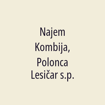 Najem Kombija, Polonca Lesičar s.p. - Logotip